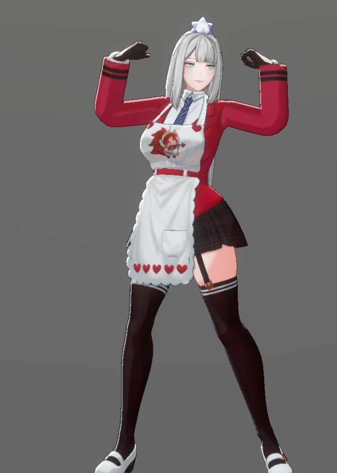 Zentreya Valentines day Outfit 2024 (Blazer and apron)