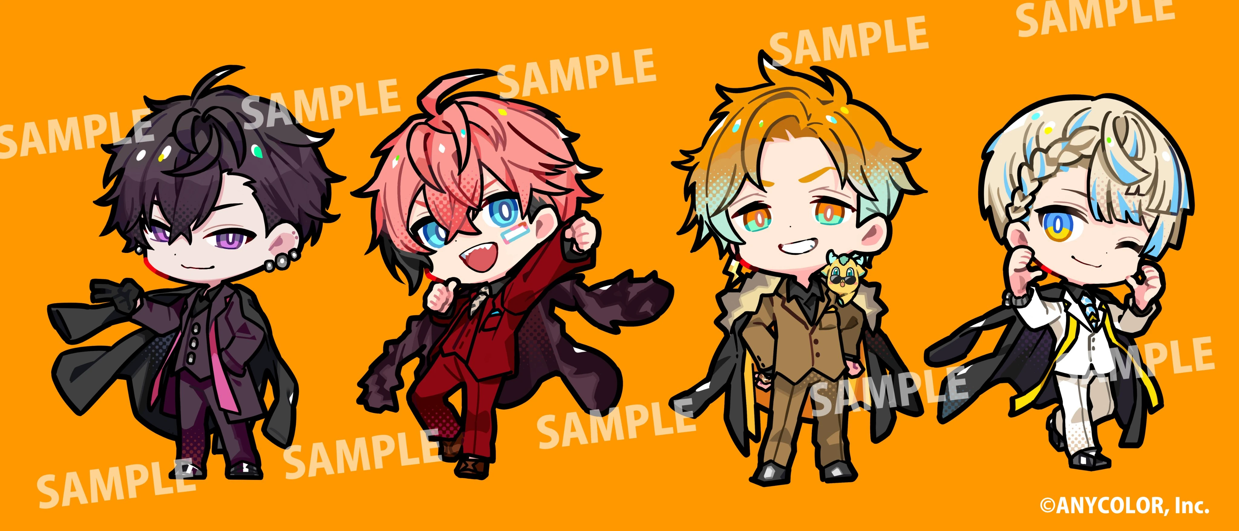 HUB Bar Chibis Collab Illustration by Kurumitsu