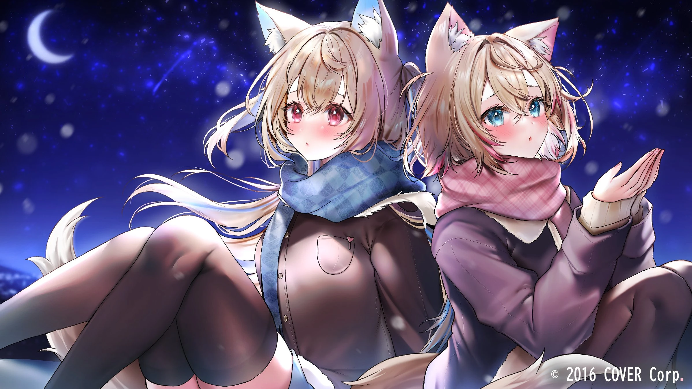 Crescent Moon Illustration<br>by Maruccy