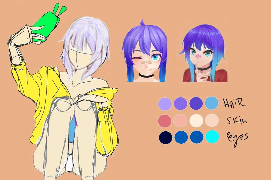 Projekt Melody Coloer sheet