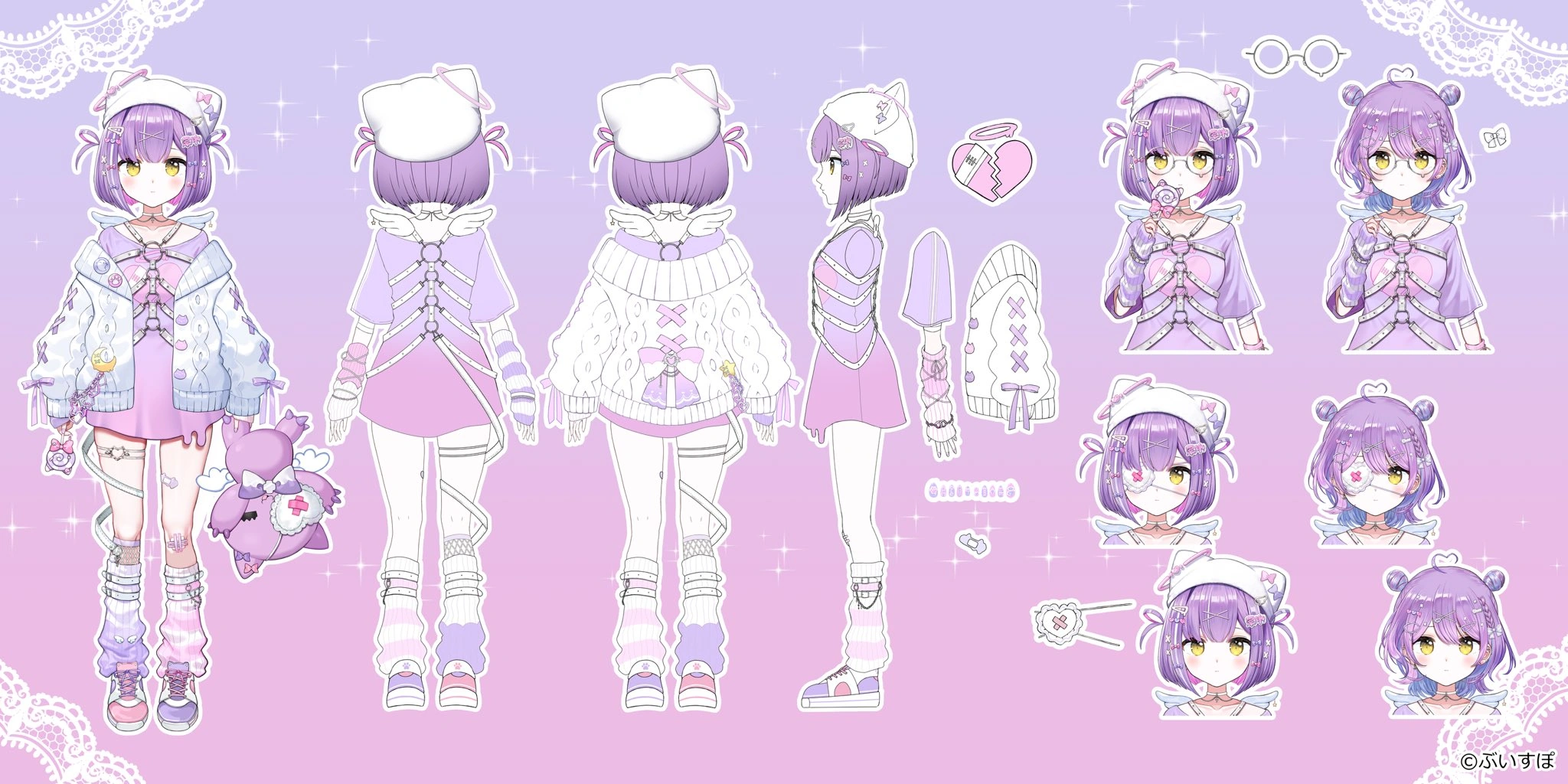 Fourth Outfit Reference Sheet