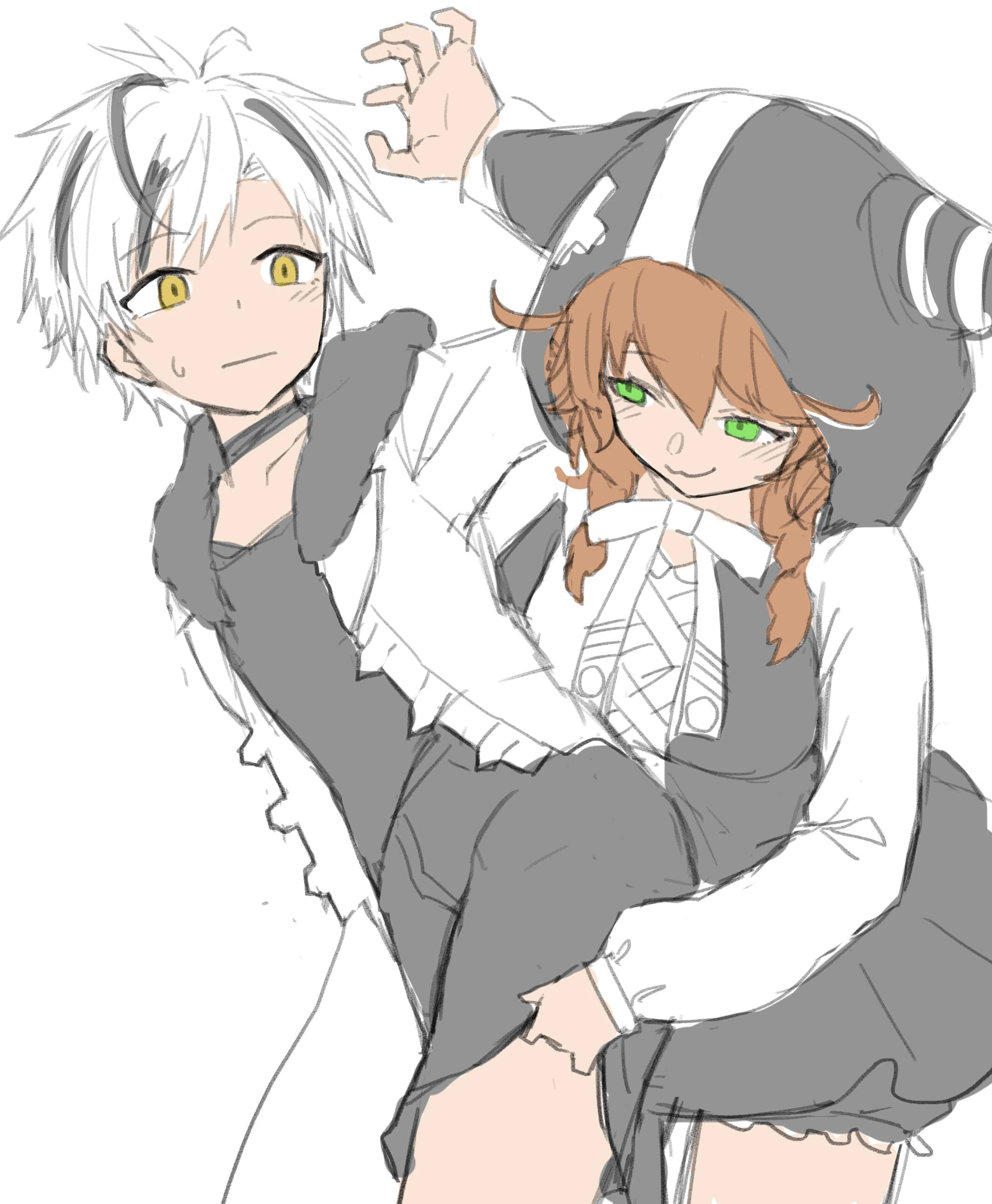 Suzuki Masaru and Warabeda Meiji<br>by Ivumemu