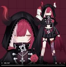 2nd Outfit With Demon Hoodie