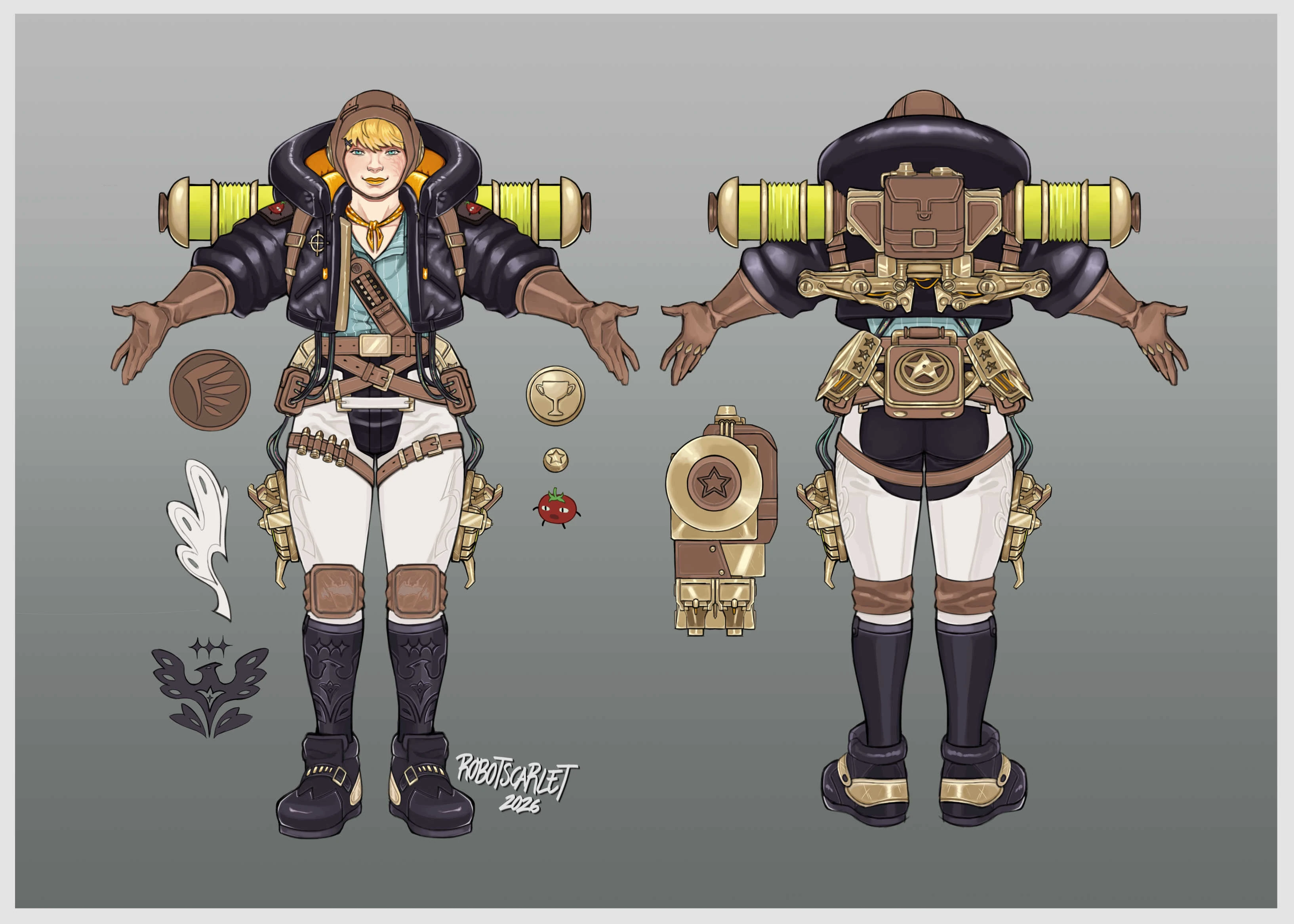 Apex Legends Wattson Skin Concept by RobotScarlet