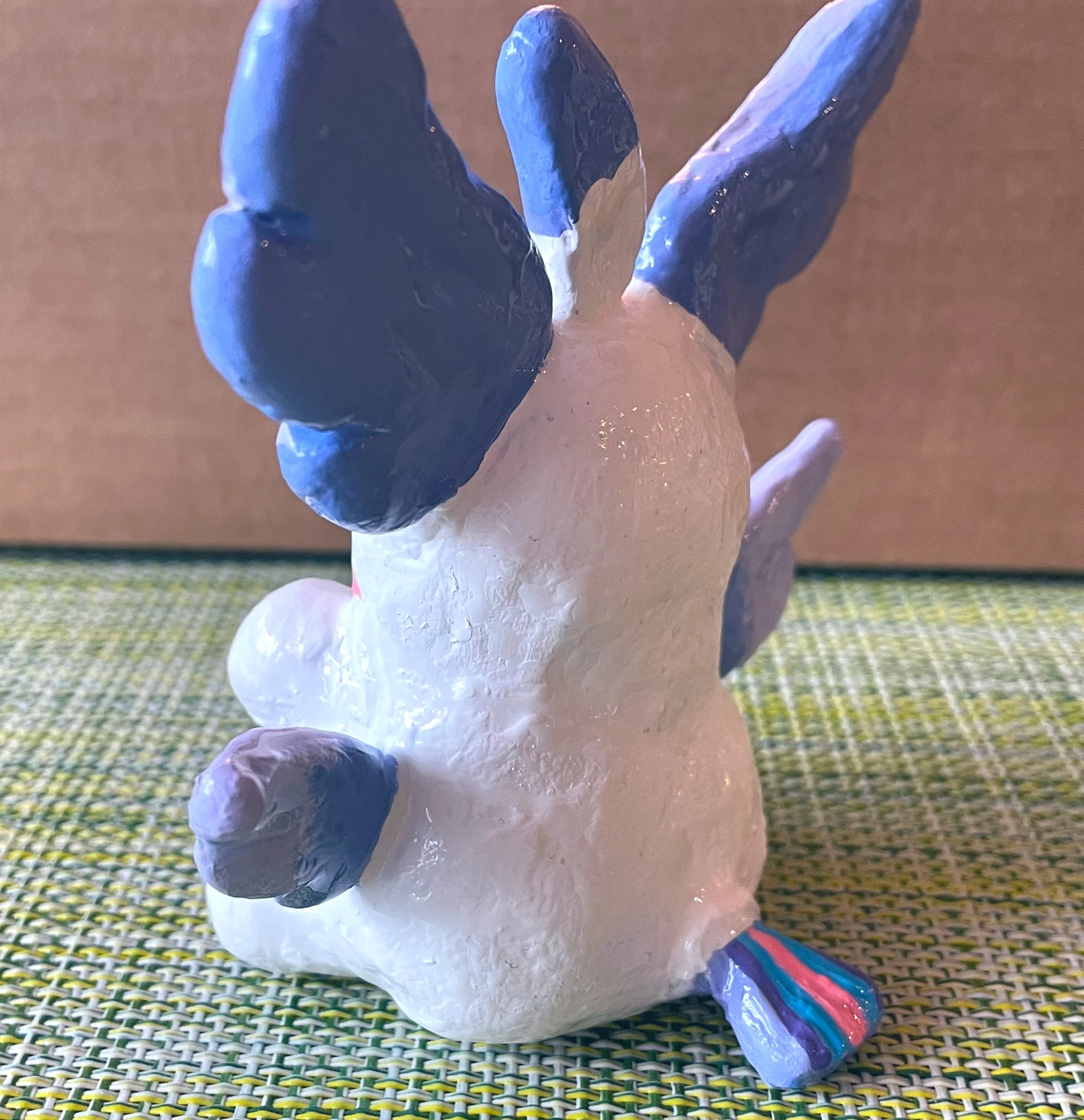 Aloupeep clay sculpture (back)