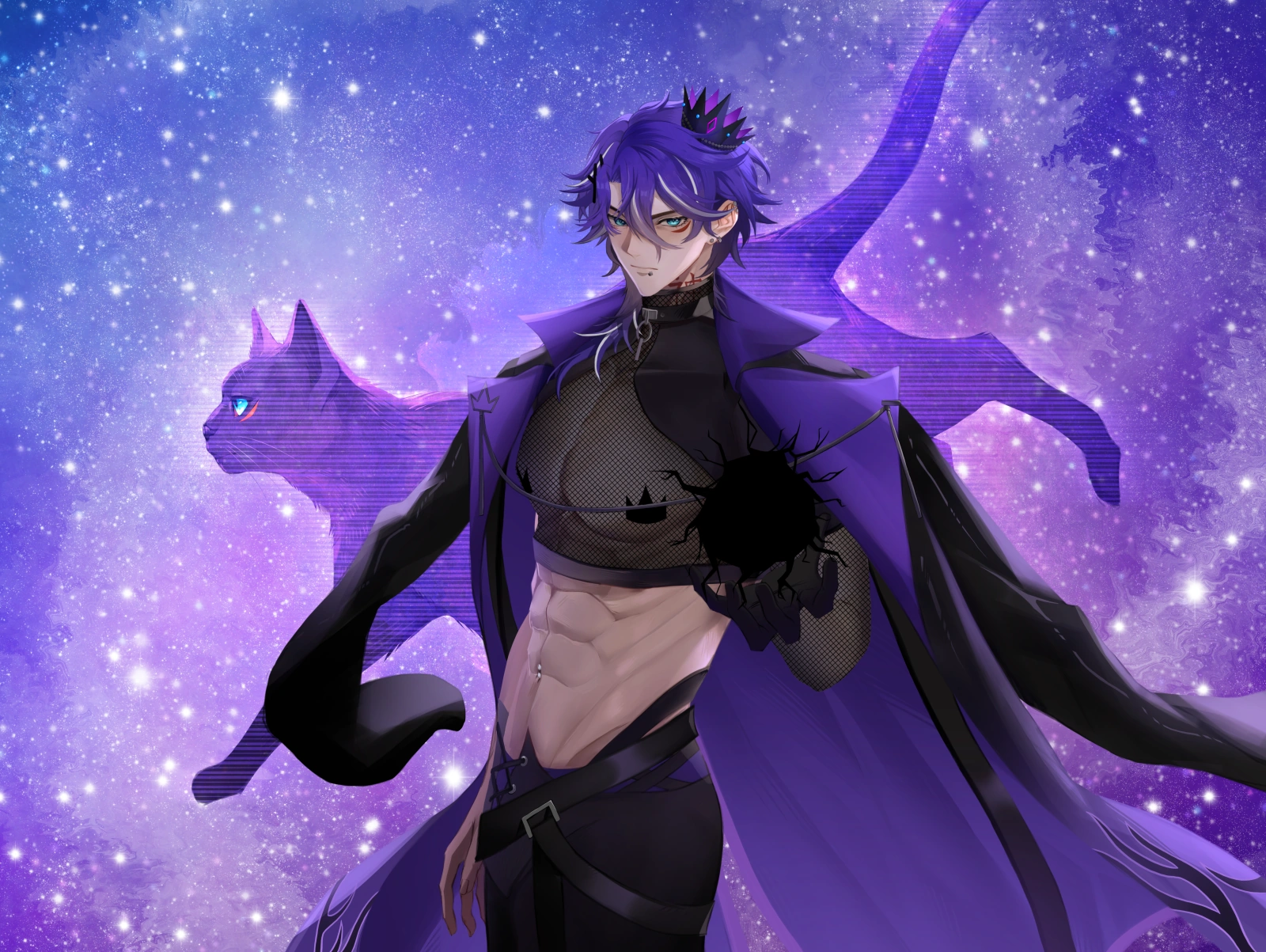 Starting soon screen<br>Art by FishHeadAkira Animated by Riyanstarr