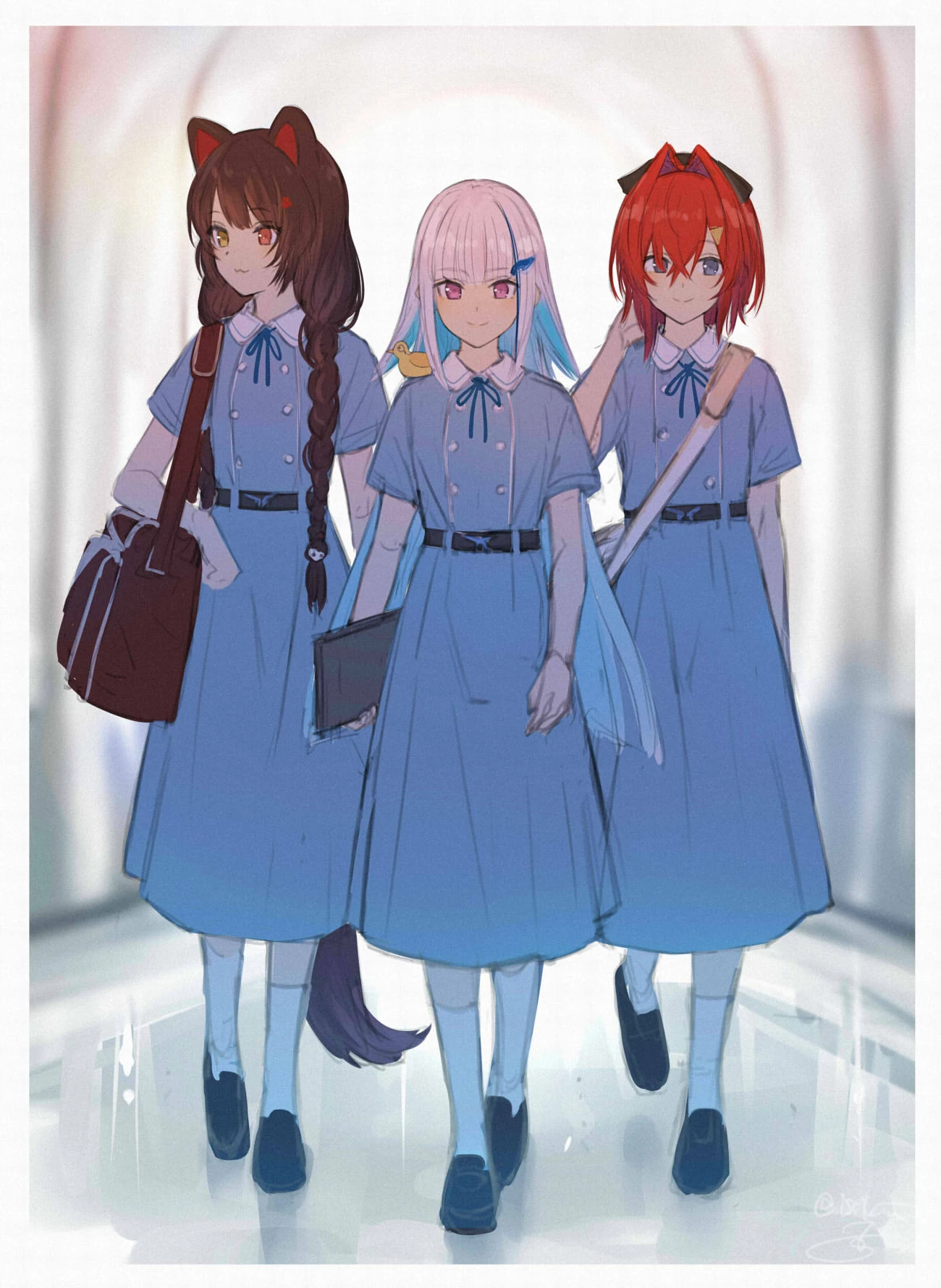 Sanbaka NIJISANJI Koshien 2020 Illustration<br>by Issiki