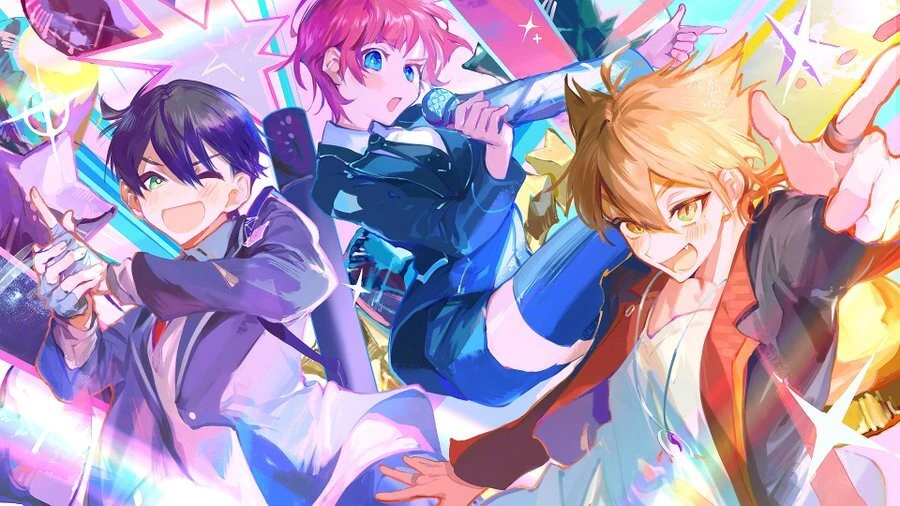 Triangle Prism Fan Song Illustration<br>by Kito