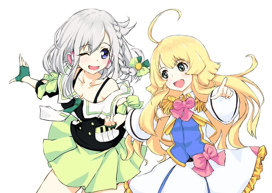 YuNi and [https://twitter.com/cluster_chan Cluster-chan]<br>by [https://twitter.com/Shi_Masay/status/1045159204657324032 Shimasay]
