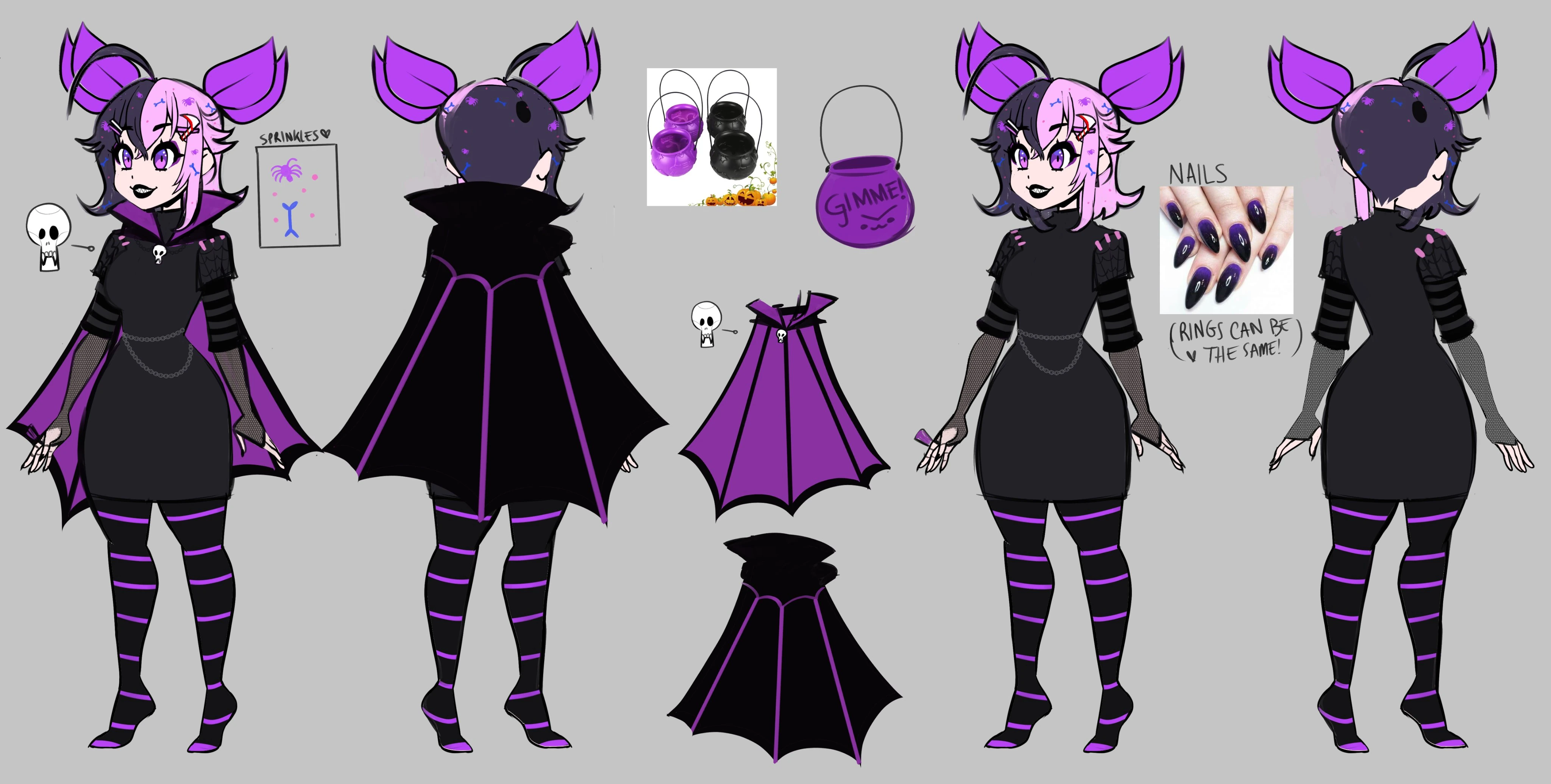 Halloween Outfit Design by herself
