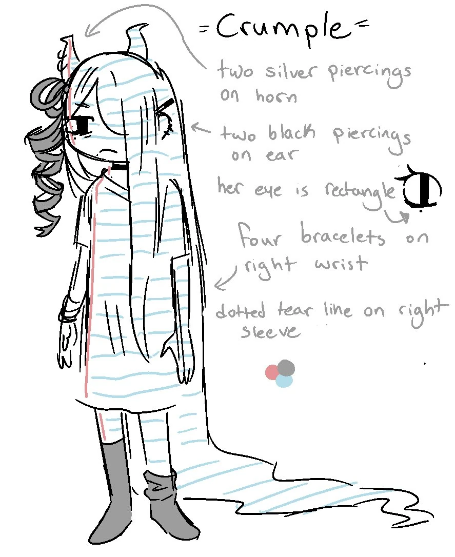 Earliest known Crumple reference sheet