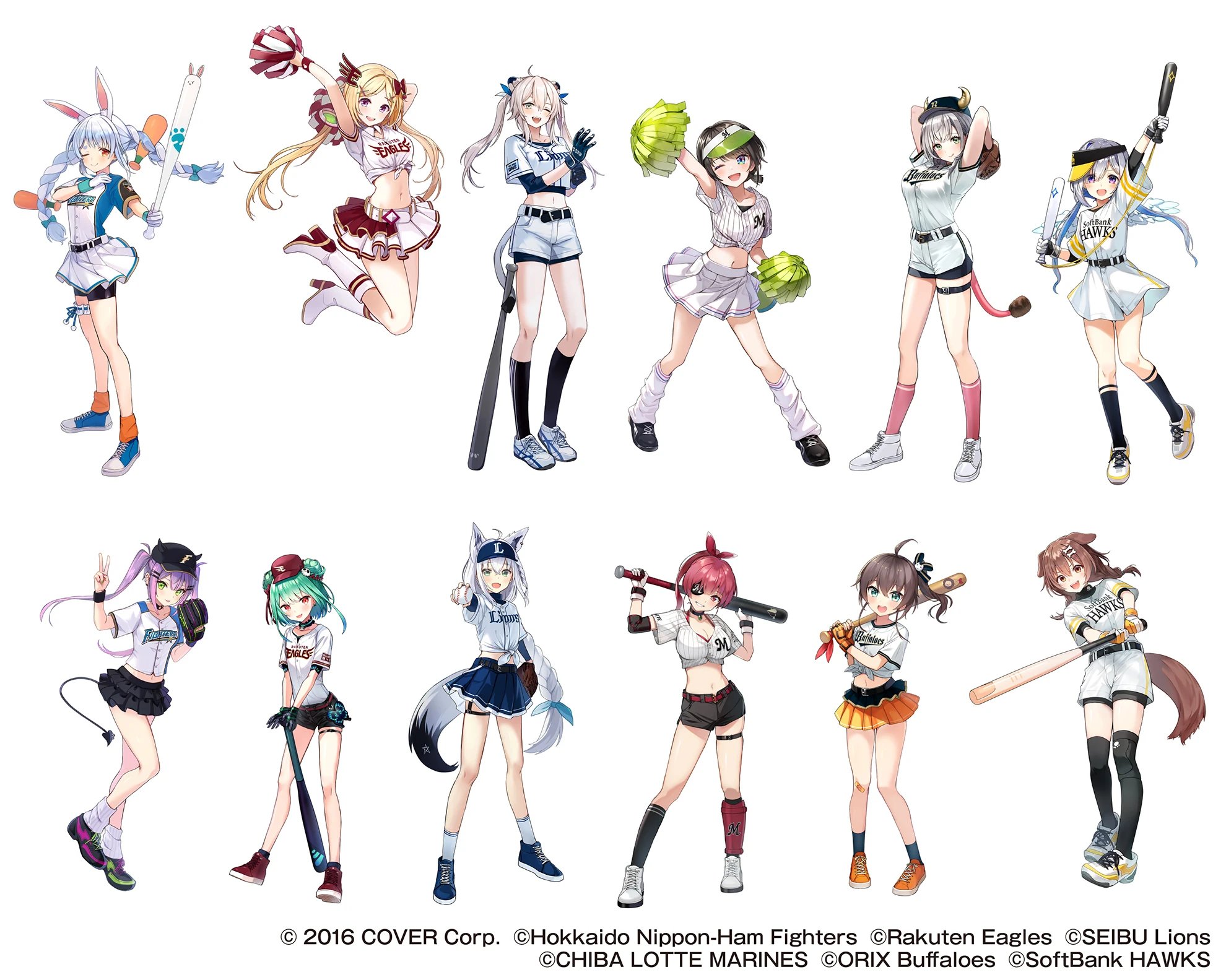 From Pacific League 6 Team Collaboration<br>by Kagawa Ichigo