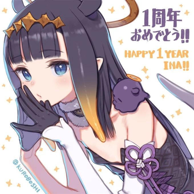 First Year Anniversary Illustration<br> by Kuroboshi Kouhaku