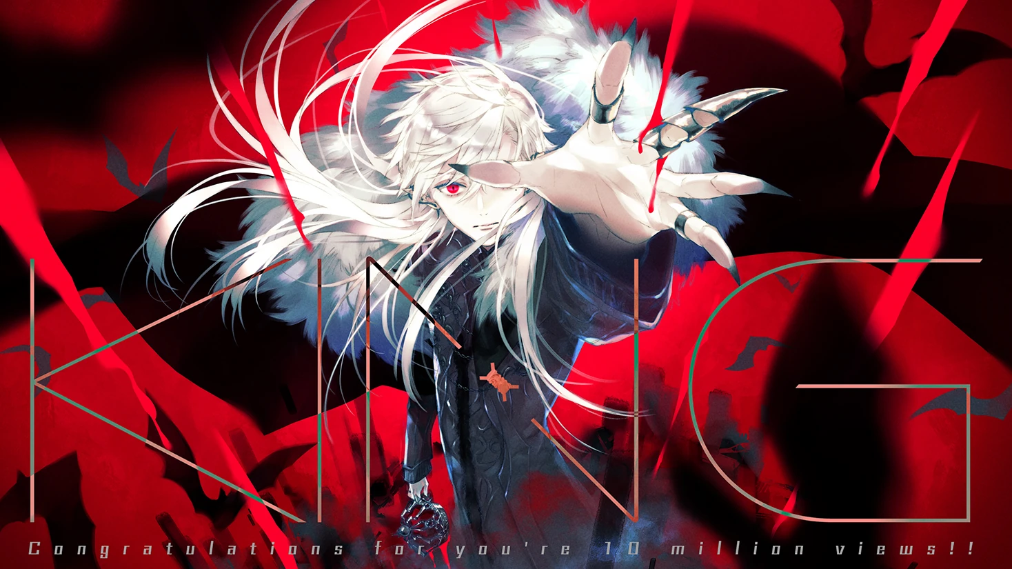 KING 10 Million Views Commemorative Illustration<br>by AKKE