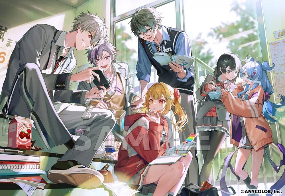 PILOT x NIJISANJI Collaboration Illustration<br>by oyo