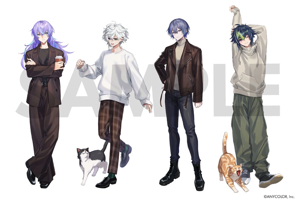 NIJISANJI x Manekineko Autumn Weather Dytica Illustration <br>by Sasaon Xia