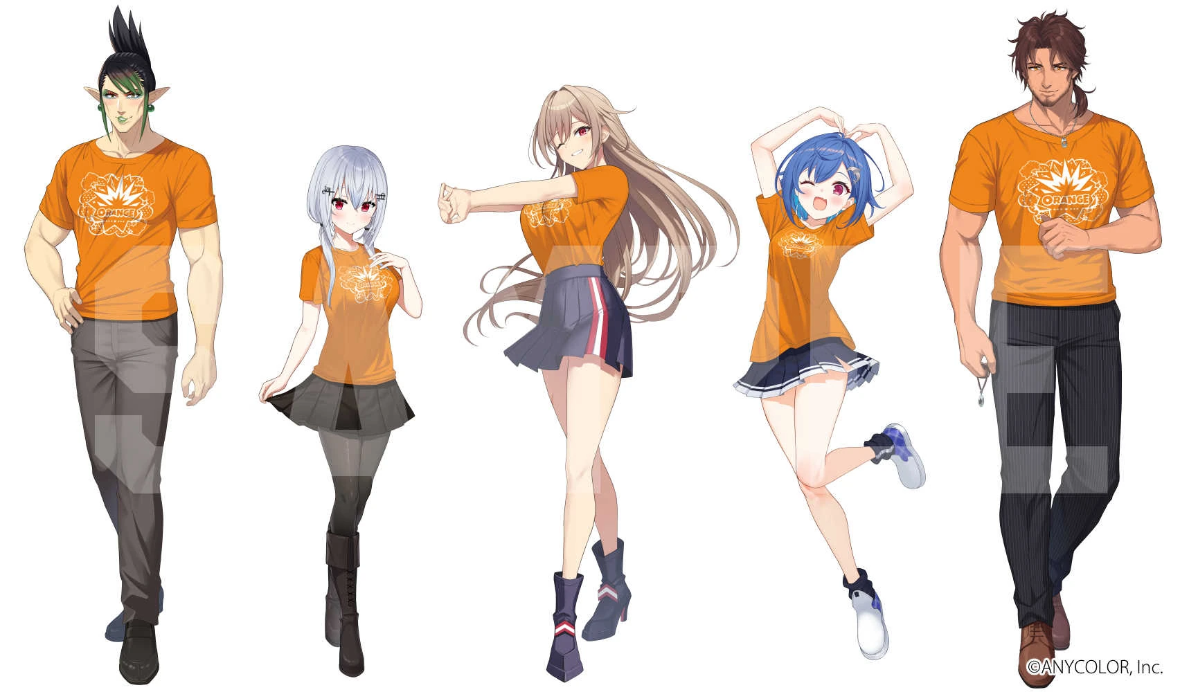 NijiFes 2023 Orange Class Illustration<br>by Mata Nonki
