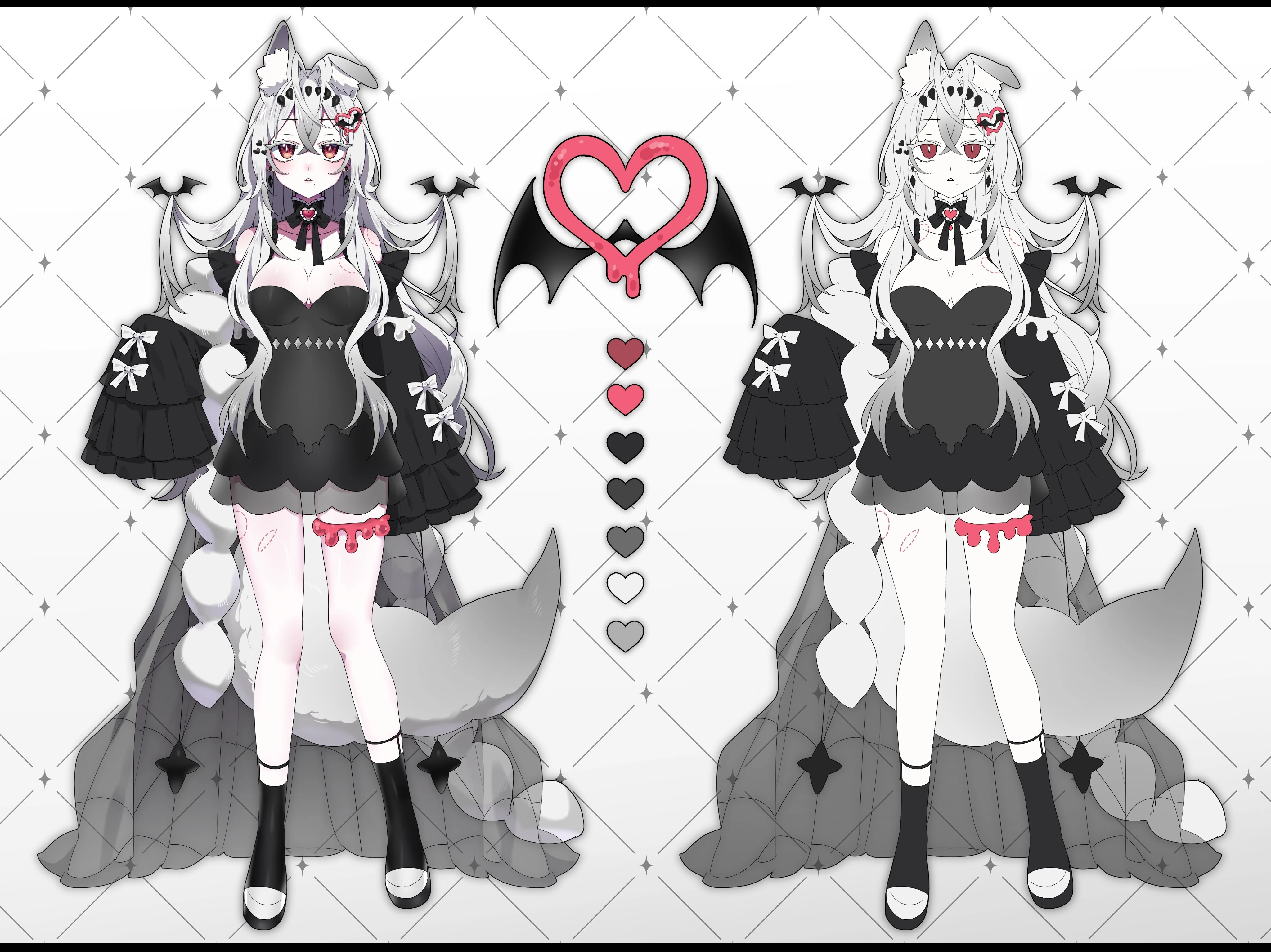 Reference sheet by @happyscafeart