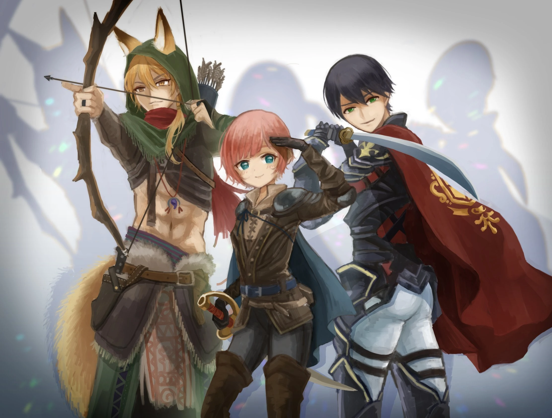 Trigger in Western Fantasy World Illustration<br>by Yamanawosuke