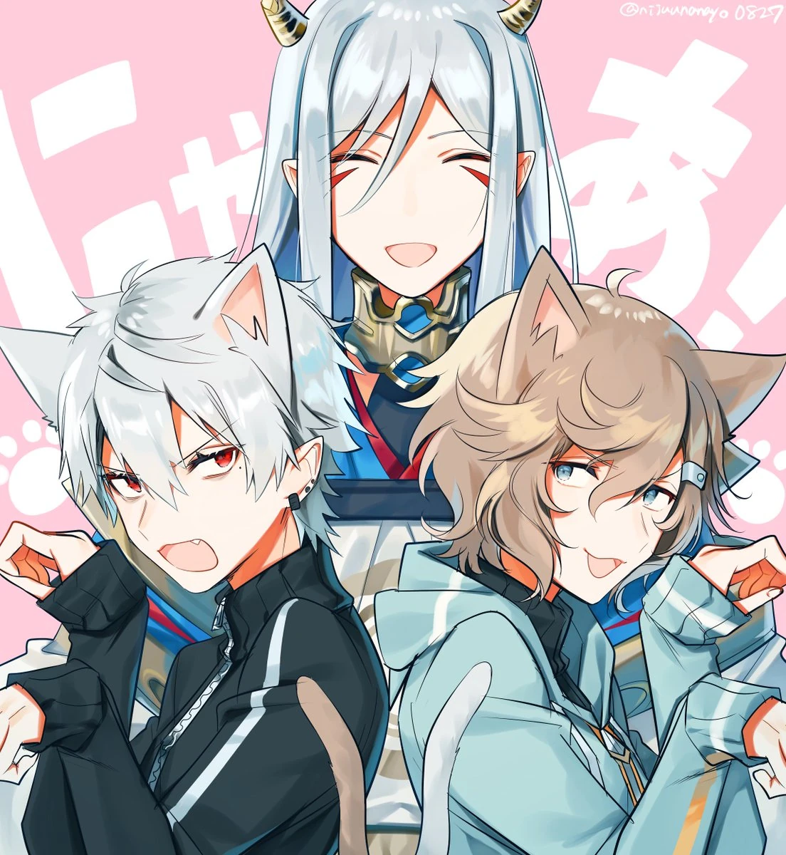 Umiyashano Kami and ChroNoiR<br>by Ninahachi