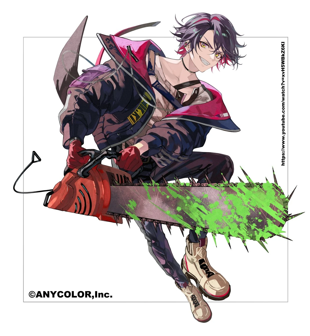 CHAINSAW BLOOD Cover Illustration by Komichi Sako
