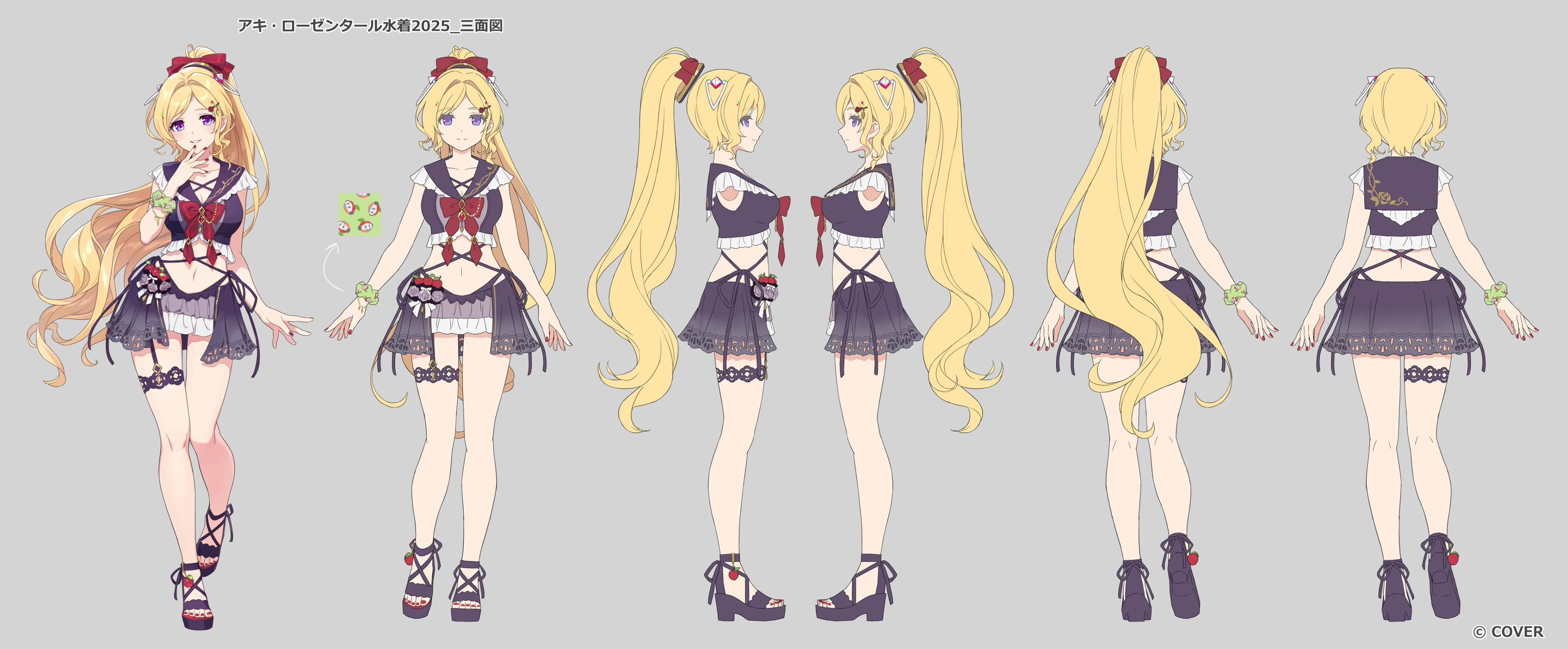 holonatsu Paradise Costume Reference Sheet