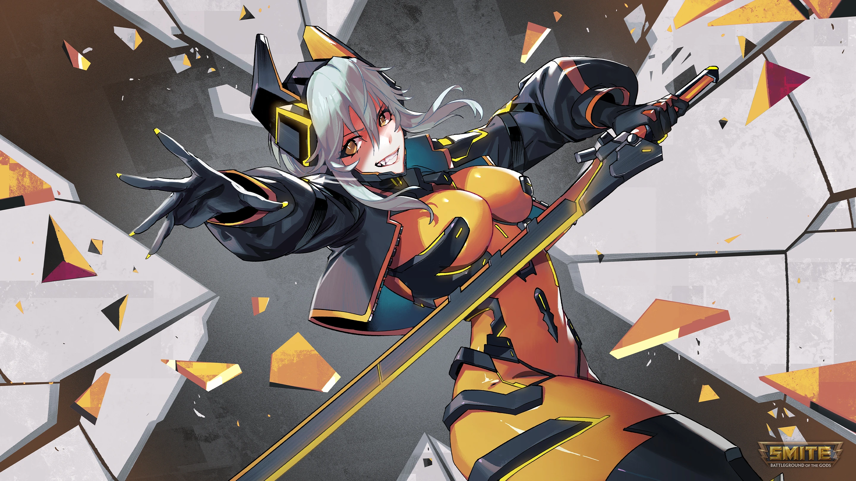 SMITE Zentreya Splashscreen art (Voltage)
