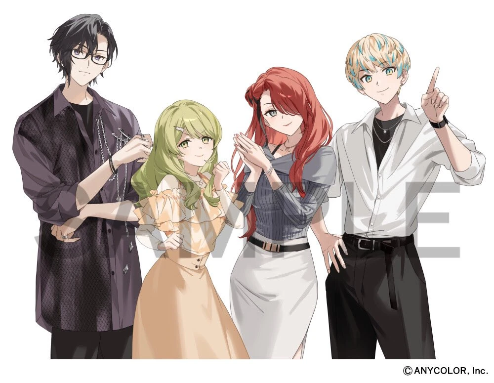 Nijisanji Cosme Tokyo Collab Illustration by Nagasaki