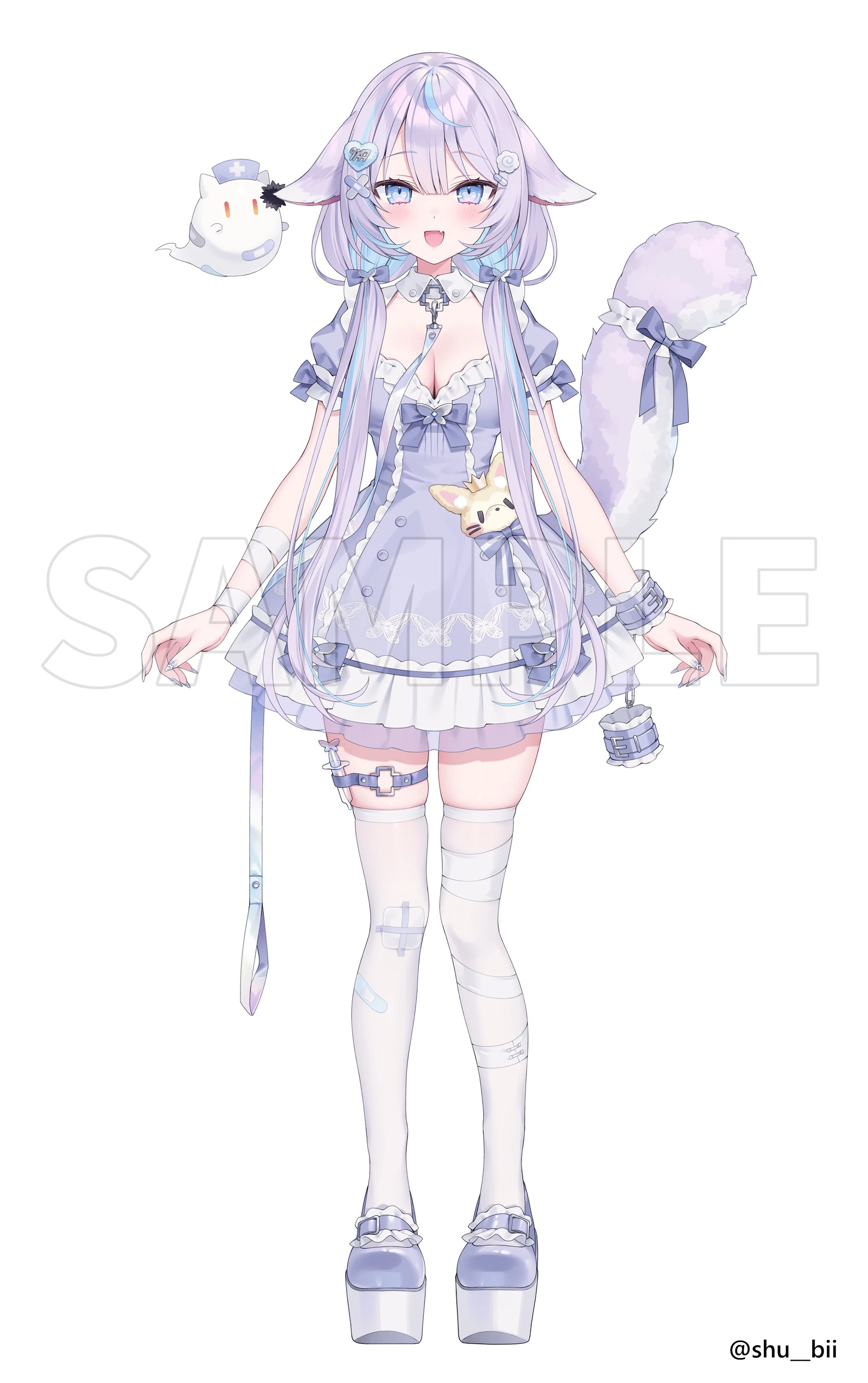 Kyui Yona 2026 Outfit Full Body 2 (with Droopy Fennec ears & tail)