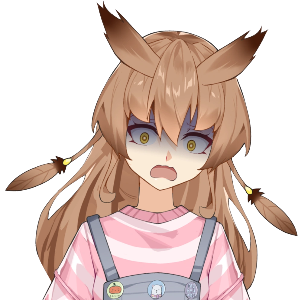 Scared face