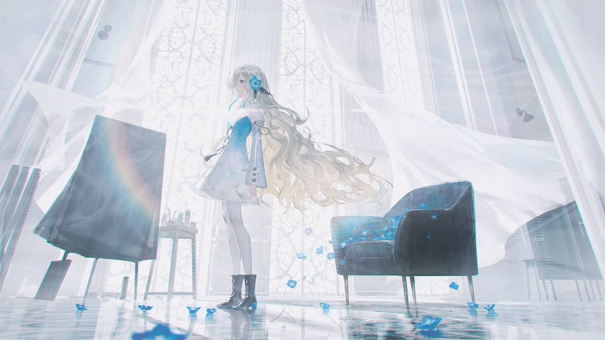 Universal Form: Nemophila Key Visual by Reoen
