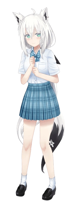 Shirayuki Inari (白雪 稲裡) Model from hololive ERROR