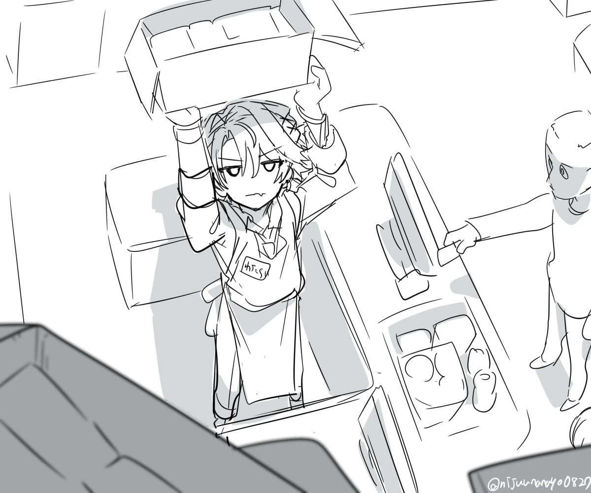 Supermarket Simulator Illustration<br>by Ninahachi