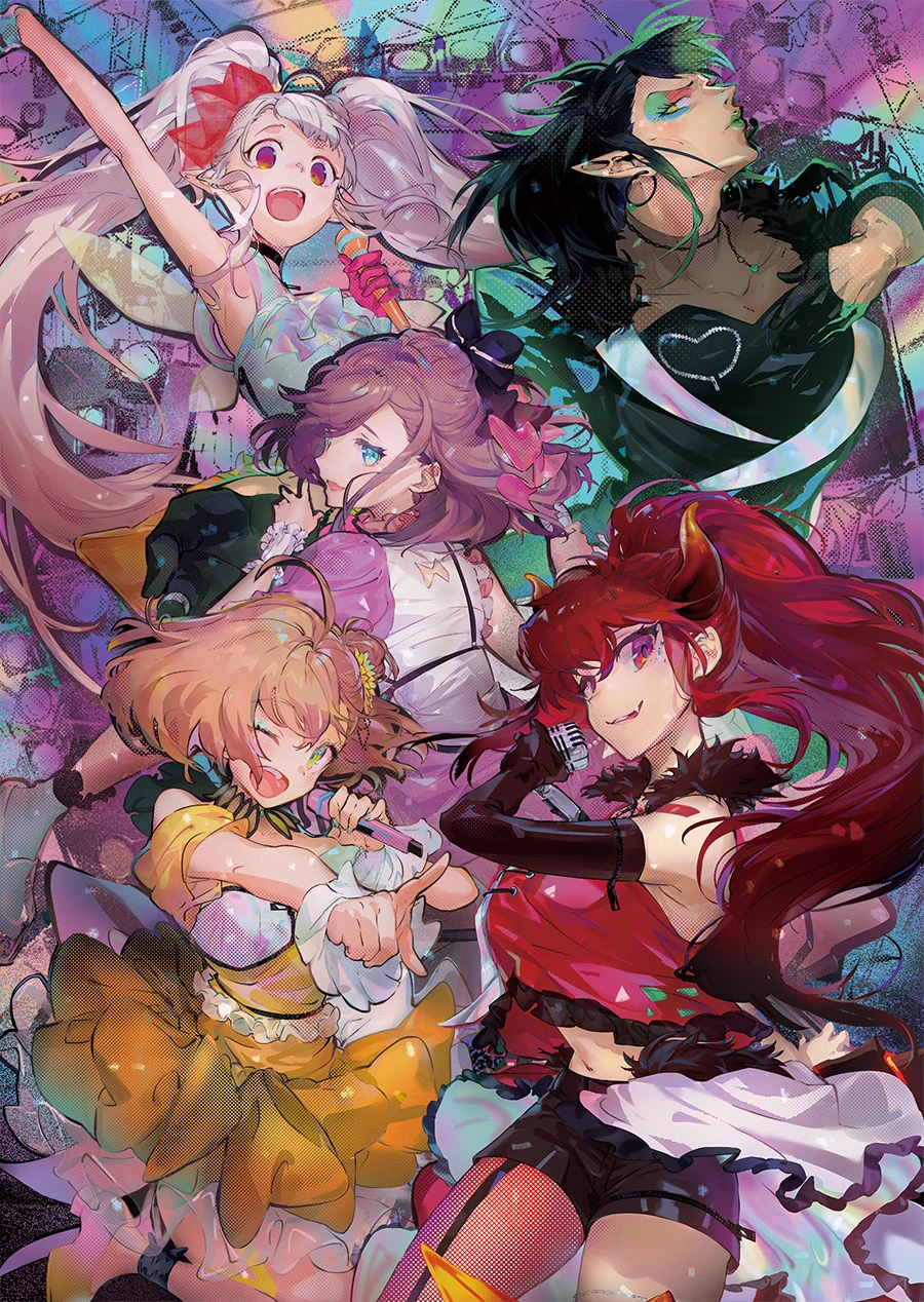 Shout in the Rainbow 2020 Namba Tour Illustration<br>by Iritoki