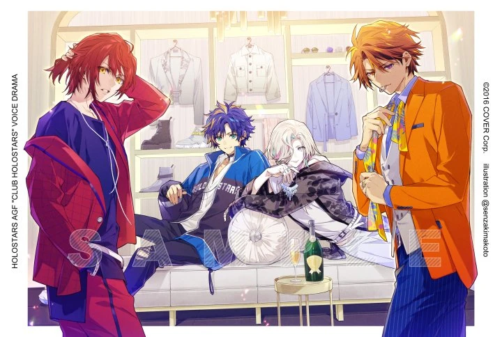 AGF2023 CLUB HOLOSTARS Voice Drama Illustration<br>by Senzaki Makoto