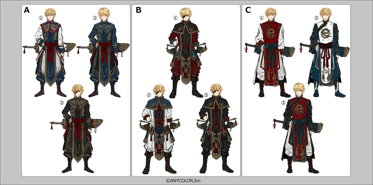 Chinese Clothes Concept Illustrations