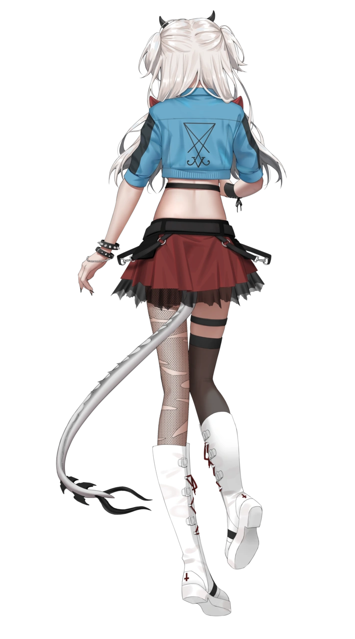 Lucy Pyre Back Original Outfit Concept Art