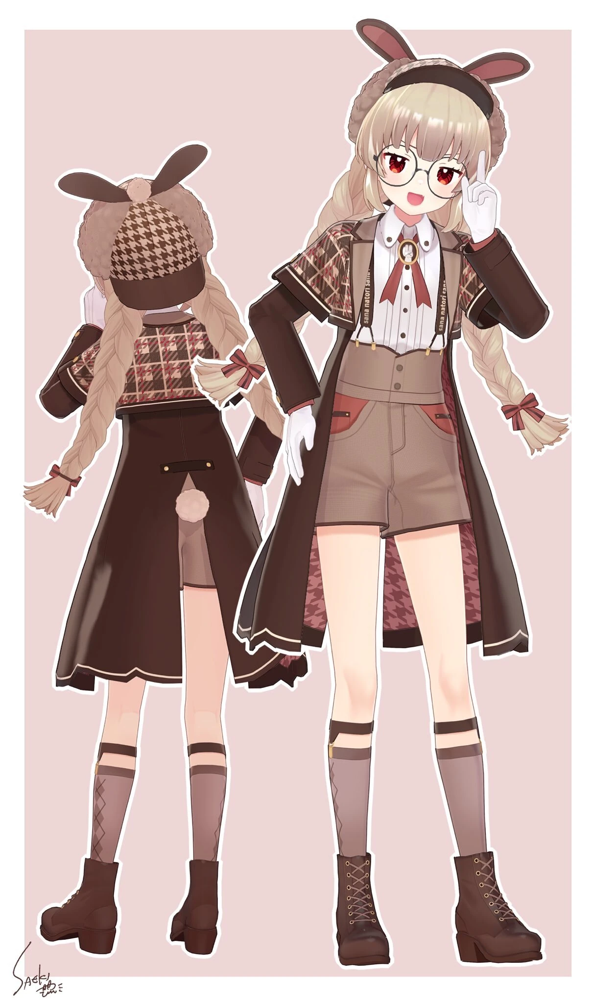 Natori Sana 3D Detective Agency Director's Uniform