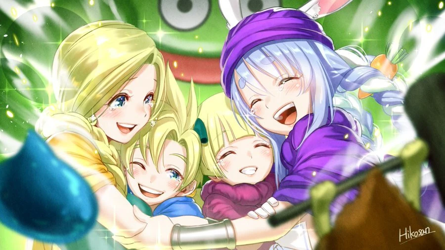 Dragon Quest 5 Illustration<br>by Hikosan