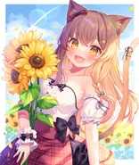 First Model Summer Art by @4nu15