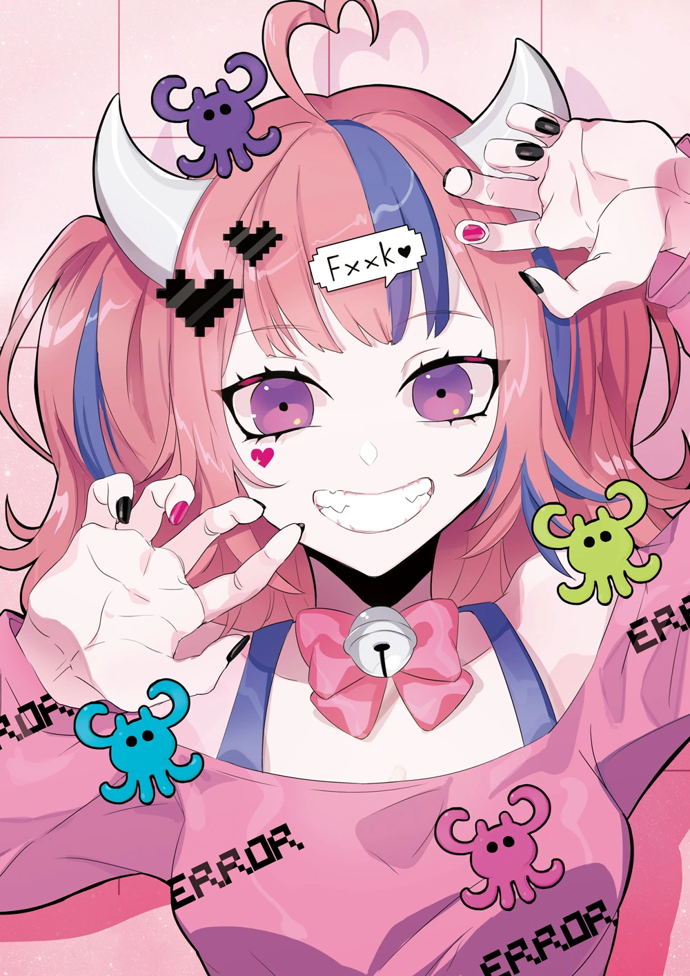 Ironmouse first Vshojo Portrait by puppeteer7777