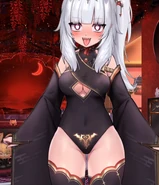 Lucy's glowing womb tattoo