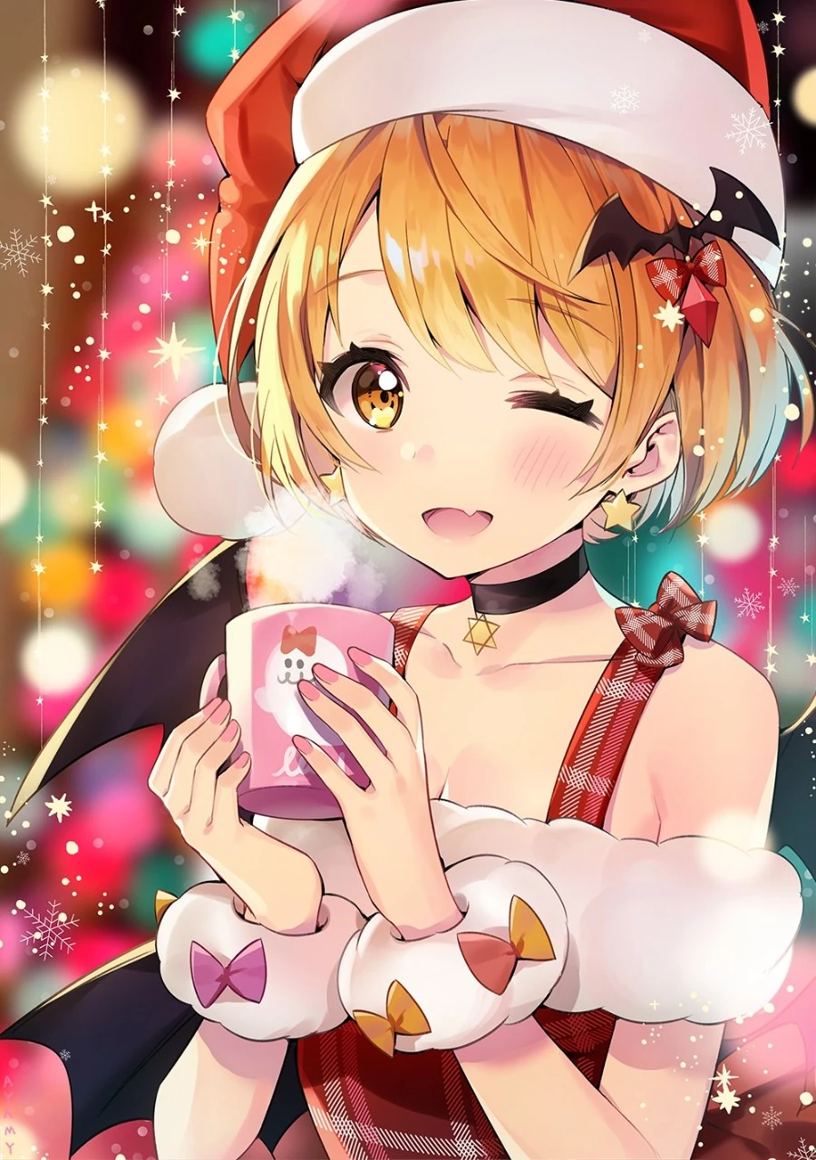 Yozora Mel Christmas Illustration