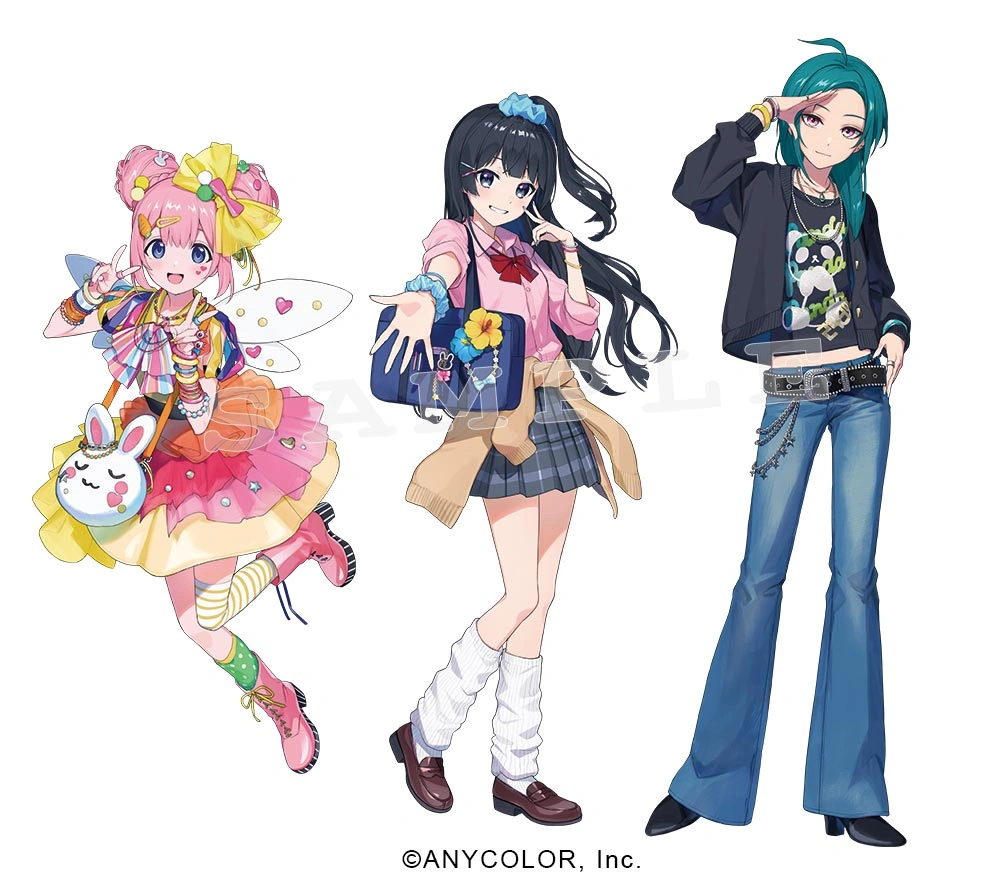 NIJISANJI HEISEI Style Goods Illustration by Iwato