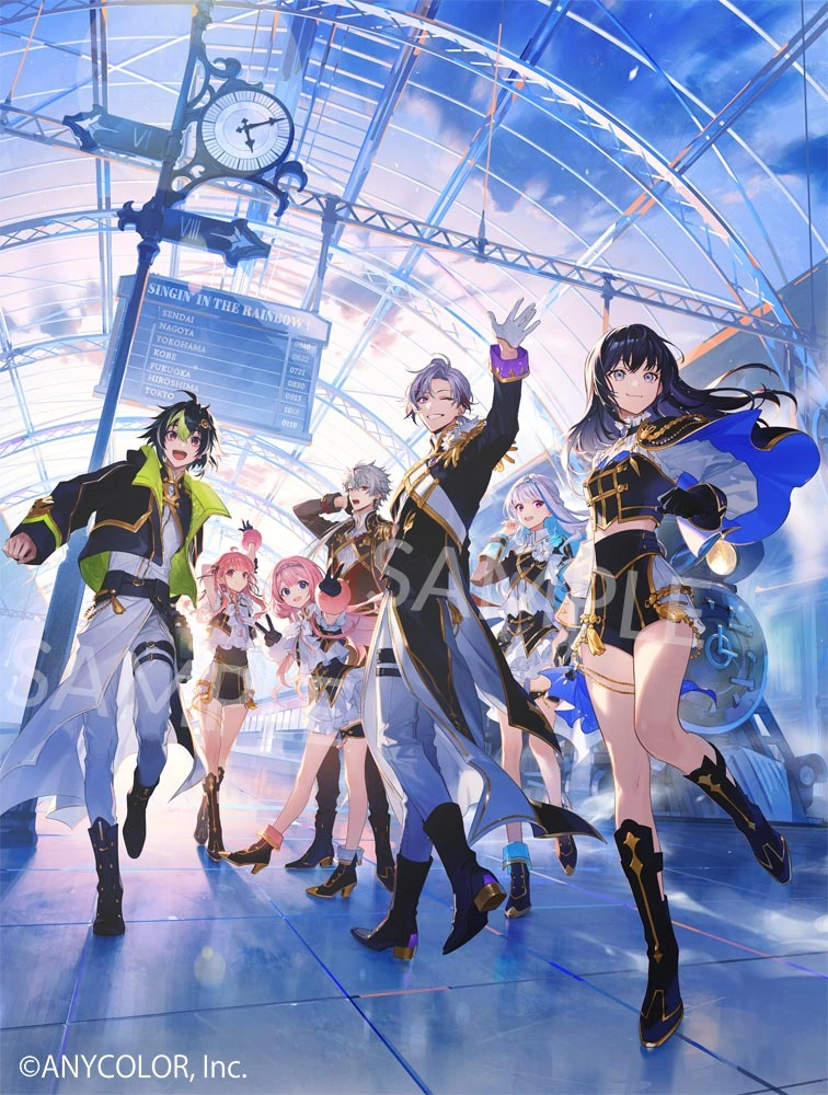 NIJISANJI WORLD TOUR 2025 Singin’ in the Rainbow Illustration<br>by Iwamoto Zerogo