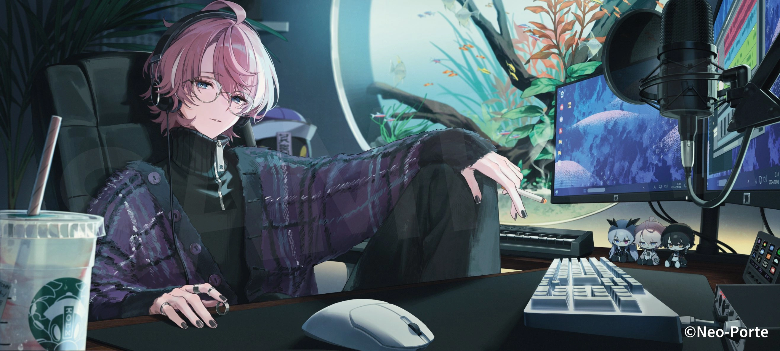 2024 Birthday Acrylic Board and Gaming Mousepad<br>by [https://x.com/u_skeeep/status/1843578612567642236 U-suke]