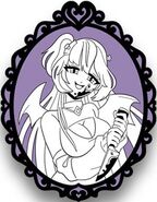 Portrait of Hime Hajime Pin by CalMoray