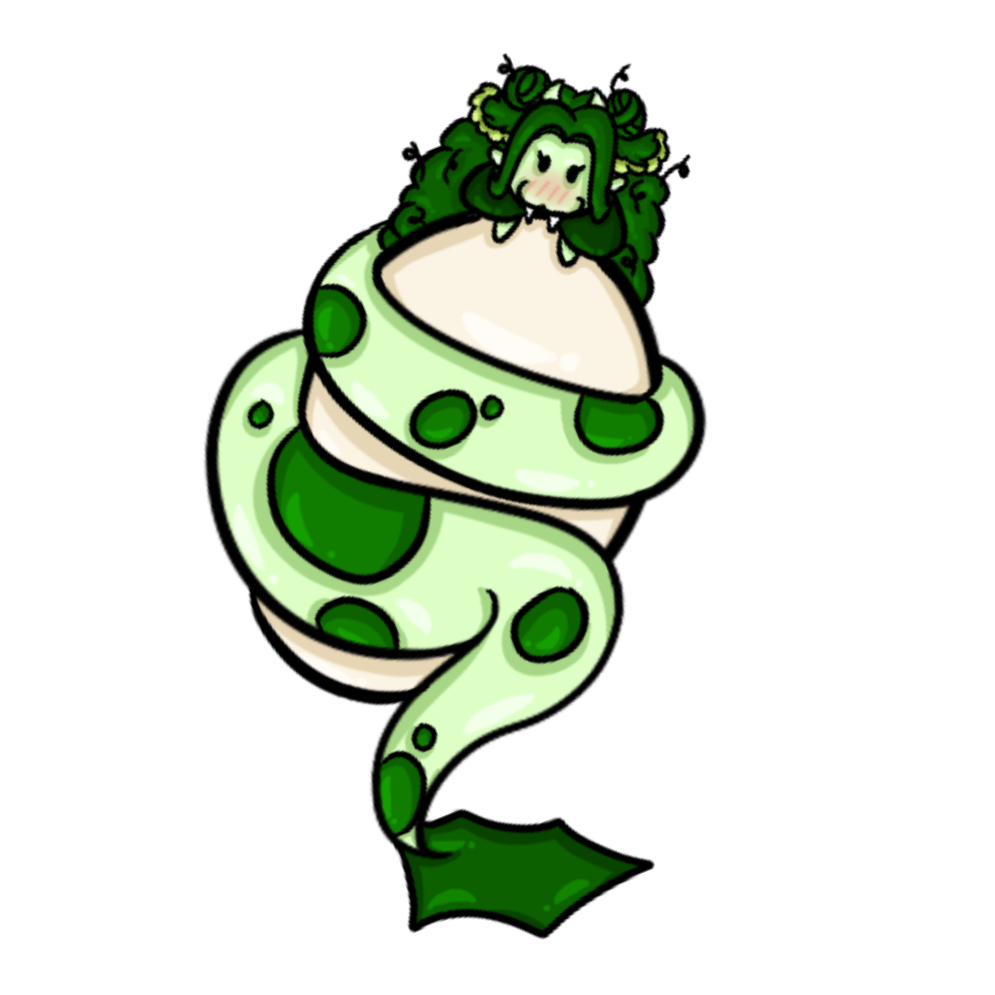 Bulbiesnek eating eggu
