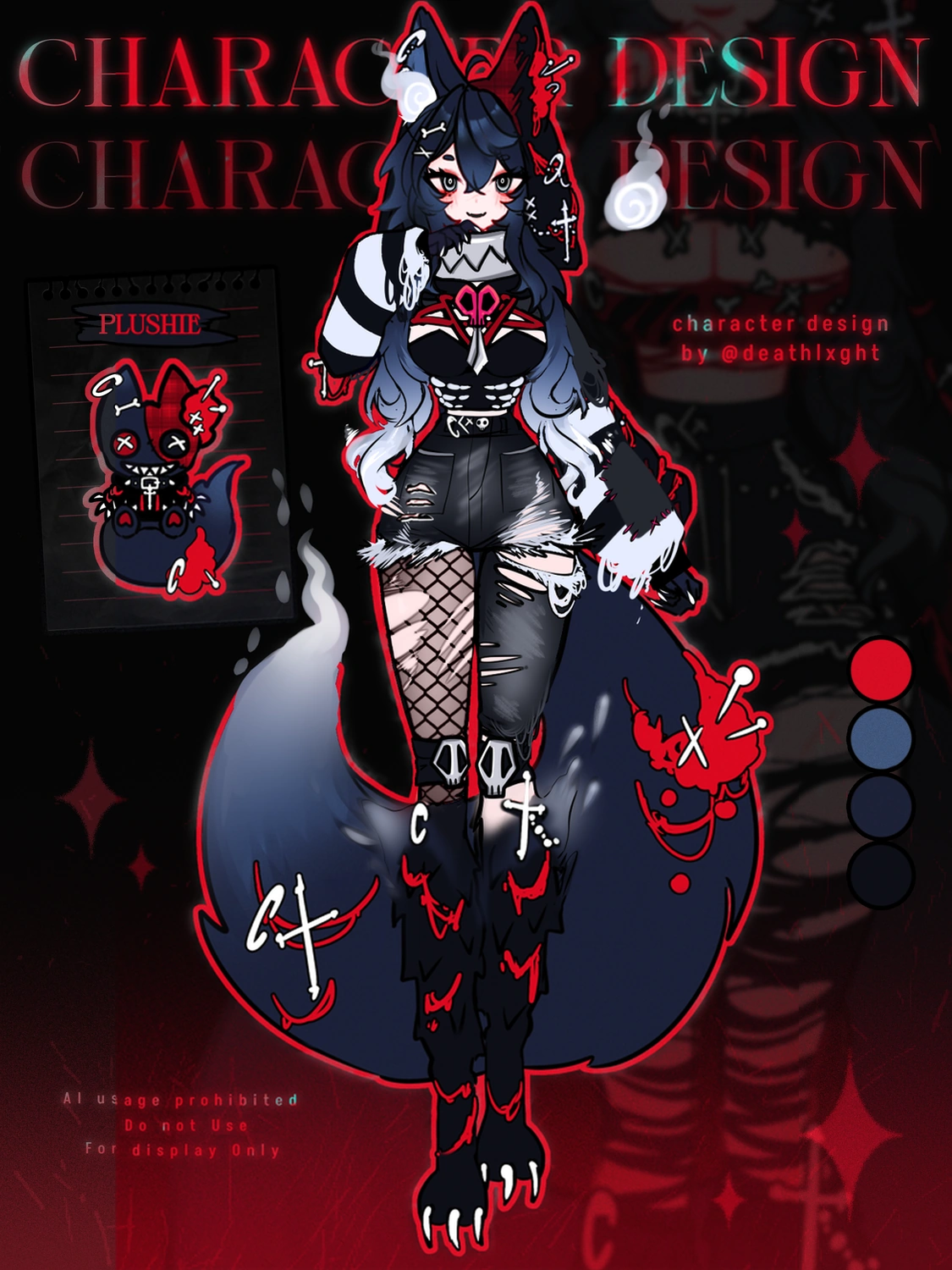 Alternate outfit, paired with her ghostly form activated. Original designed by DeathLxght, Edits by Rotton