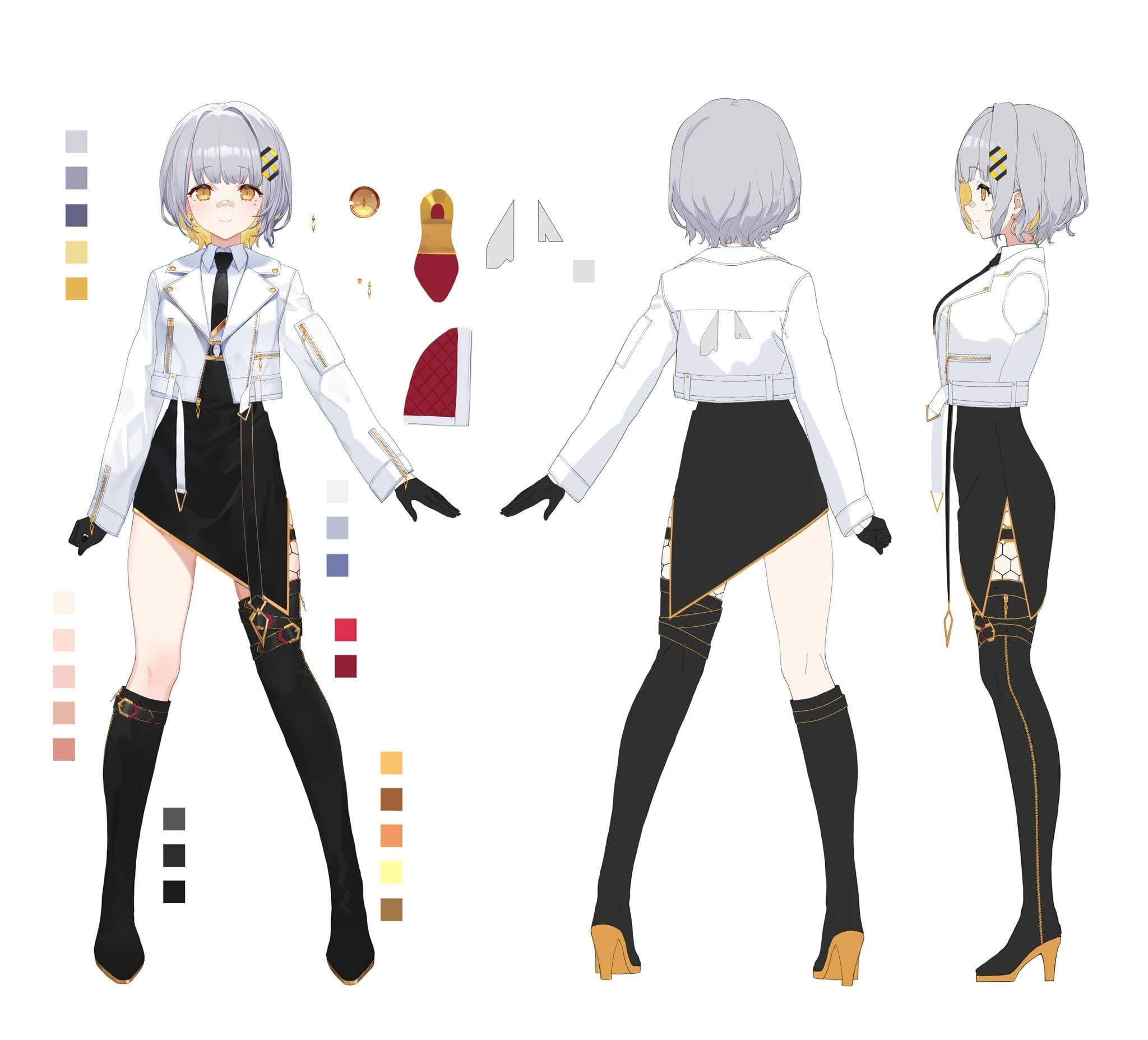 2nd Outfit Reference Sheet<br>by Izumi Sai